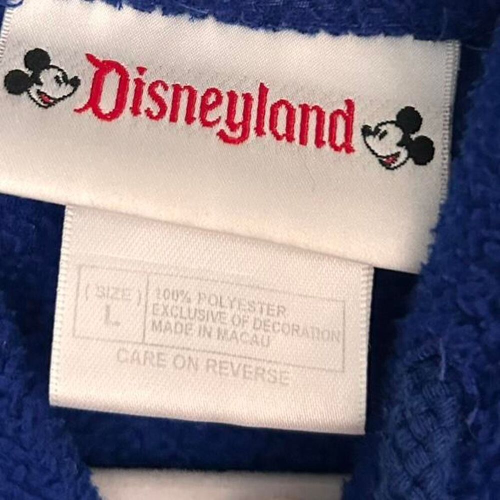 Vintage Disneyland Character Hoodie – Y2K Cartoon Core Fleece (unisex / Large) - Picture 4 of 6